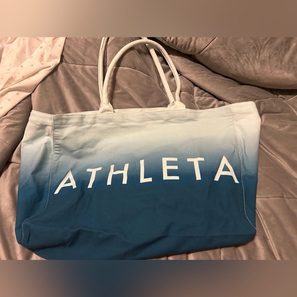 Athleta Blue Ombre Tote Bag